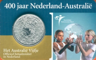 Australië Vijfje 2006 Coincard